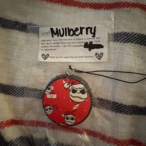 Mulberry Scented Jack Skellington Freshie 🖤❤️